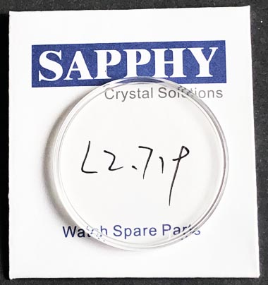 Longines L2.719 ремонтный кристалл